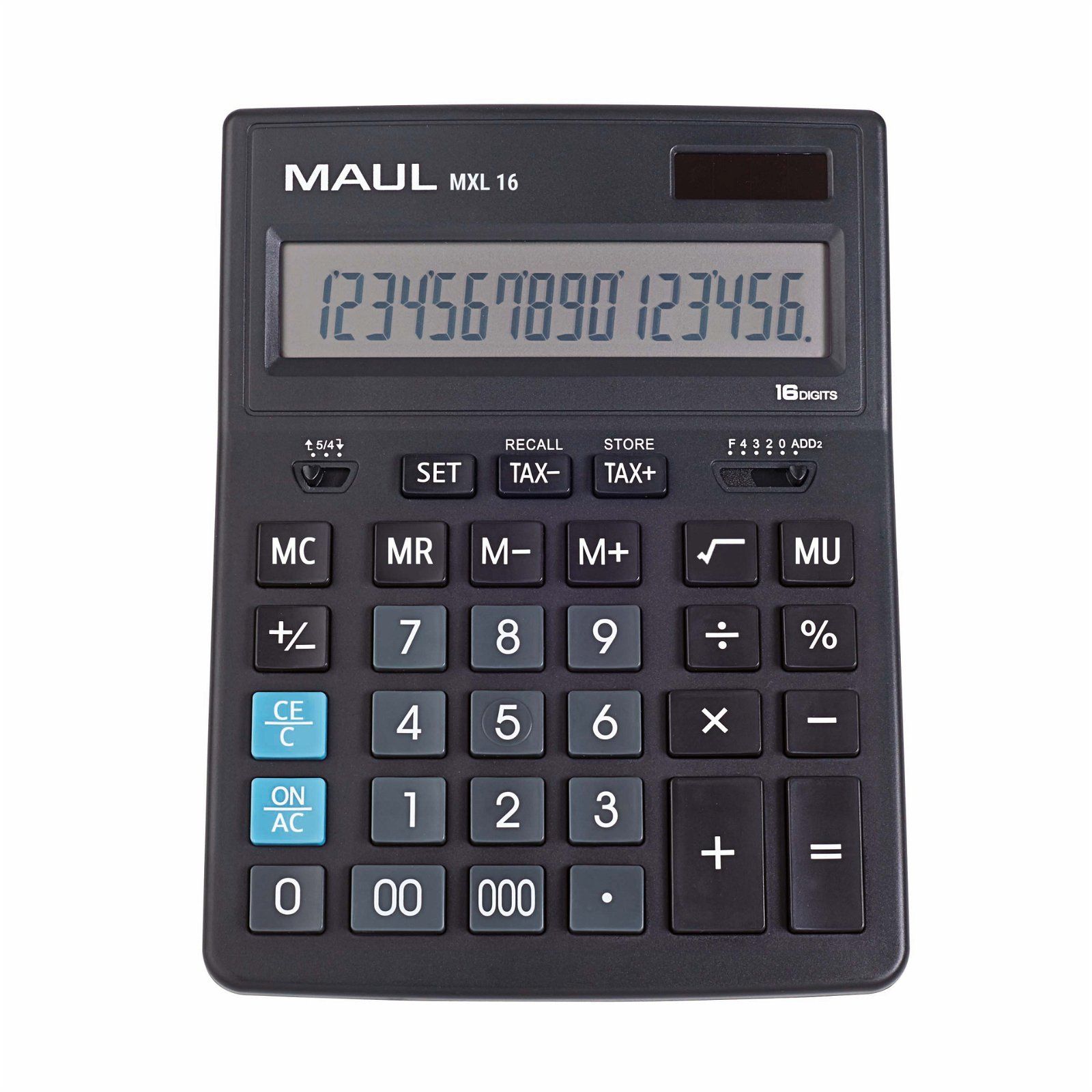 Maul MXL 16 Desktop Calculator - Black