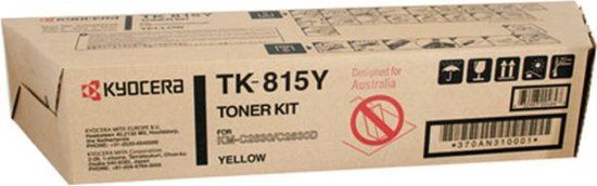 Kyocera TK-815Y tonercartridge geel standard capacity 20.000 pagina's 1-pack