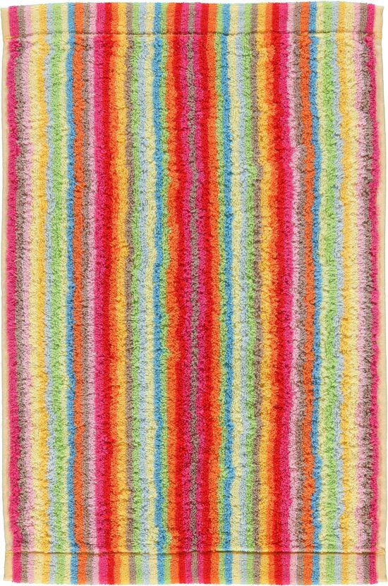 CAWÃ– Lifestyle Streifen Gastendoekje - Multi - 30x50