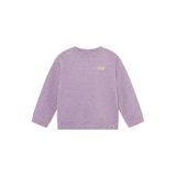 Daily7 oversized sweater met backprint - paars