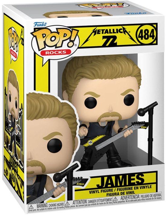 Funko Pop! Rocks Metallica James Hetfield Vinylfiguur