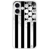 Apple iPhone 16 Drapeau bretagne Verstevigd hoesje met sublimatie bedrukking