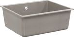vidaXL - Lavabo - 80% Quartz et 20% Résine - 530 x 460 mm - Gris