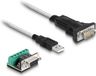 Delock Adapter USB 2.0 Type-A to 1 x Serial RS-422/485 male with 6 pin terminal block 5 V 1.8 m