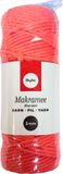 RAYHER Macramé koord 3 mm - Koraal rood
