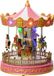 Lumineo Kerstdorp Draaimolen - Draaiend - Met Verlichting - 23,5 cm - Kermis