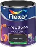 Flexa Creations Peinture murale extra mate - Royal Blue - 1 L