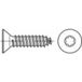 TOOLCRAFT 145304 Vis à tôle à tête fraisée 3.5 mm 9.5 mm T-profil DIN 7982 Acier Zingué 1000 pièce(s)