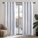 Deconovo Warmte-isolerende verduisteringsgordijnen, 140 x 210 cm, licht wit grijs, 2 stuks