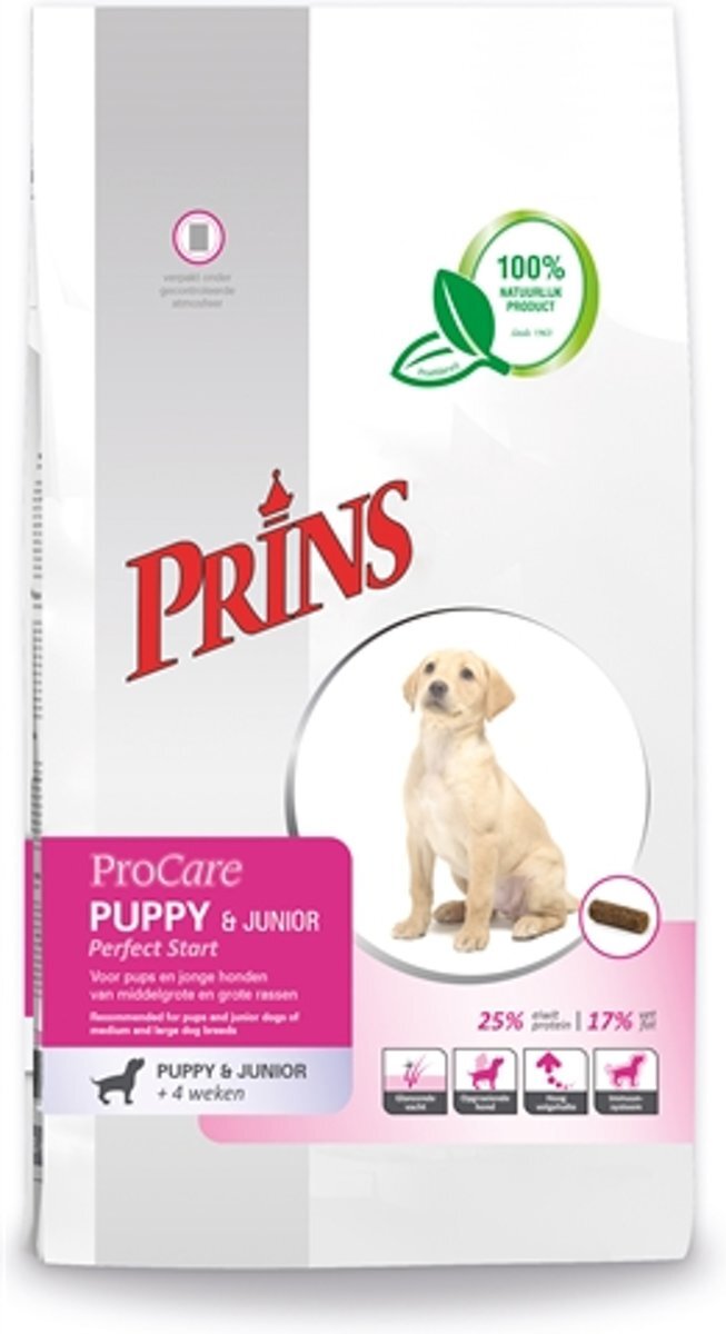 Prins Procare Hondenvoer Puppy & Junior - 7.5 kg