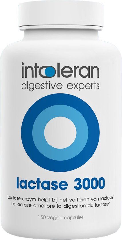 Intoleran Lactase 3000 - 150 Capsules - Lactase Enzym - Vegan