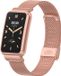 By Qubix Qubix Milanese Bandje met Case - Rosé Goud - Geschikt voor Xiaomi Smart Band 7 Pro