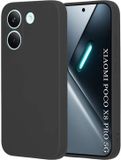 Techsuit Hoesje geschikt voor Xiaomi Poco X8 Pro - Soft Flex Silicone Back Cover - Zwart