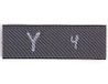 Etiketten Y-Etiketten van polyester alfabet Y 35 x 15 mm, 5 stuks