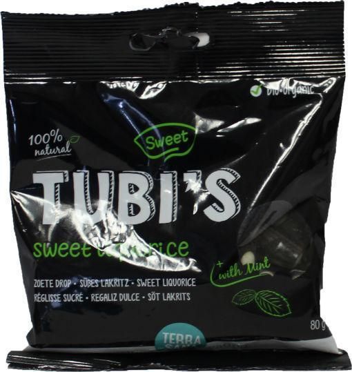 Zoute drop tubi's 100g