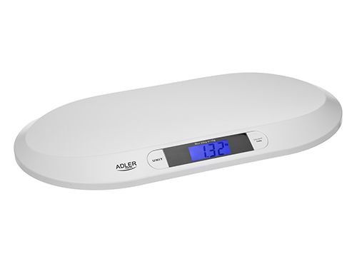 Adler AD 8139 Babyweegschaal - Zilver - 20kg - LCD