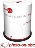 Primeon CD-R 80 disc 700 MB 100 stuk(s) Spindel Bedrukbaar