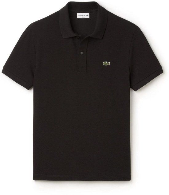 Lacoste Polo Piqué - Slim fit - Black - Size 4 M
