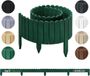 be4nature Bordure bois flexible 10 x 200 cm Vert foncé
