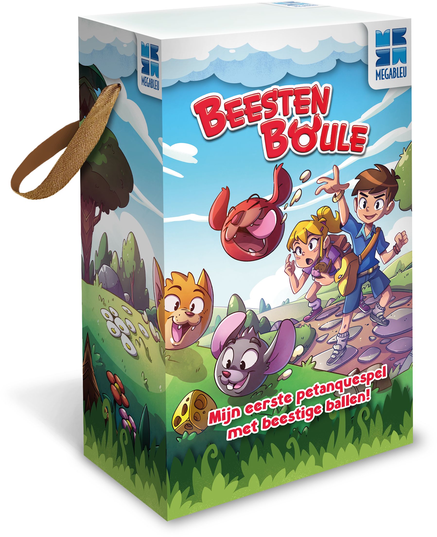 MEGABLEU BeestenBoule - Familiespel - Buitenspel - 4+ Jaar