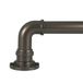 Decopolitan Industrial Wrap Around Telescoping Curtain Rod