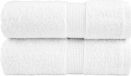 vidaXL - Premium - lavette - SOLUND - 2 pièces - 30x30 cm - 600 g/m² - blanc