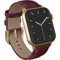 Burga Genuine Leather Band voor de Apple Watch | 38/40/41/42 mm - Mobwife / Gold