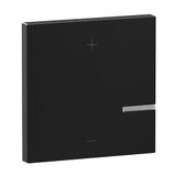 LEGRAND, SEANO wipschakelaar voor toetsdimmer, 2-draads uitvoering, incl. verlichtingvenster voor status-LED, kleur: zwart gelakt, 765341