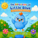 The Adventures of Little Blue: Your Favorite Chicken Coloring Book