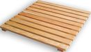 Castelmerlino Accessoires voor de douche, larikshout, natuur, 59 x 59 cm