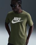 Nike Sportswear Heren T-shirt Korte Mouw Katoen Bruin M
