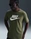 Nike Sportswear Heren T-shirt Korte Mouw Katoen Bruin M