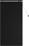vidaXL Venetiaanse jaloezie zwart 85 x 160 cm 35 mm
