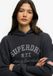 Superdry Athletic Essentials Relaxed Hoodie Dames Eclipse Navy