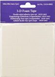 Vaessen Creative 3-D foam tape 100x100x3mm dubbelzijdig wit