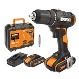 WORX Accuboormachine 20V, 45 Nm, model WX108, 20V (2x2 Ah)