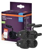 OSRAM SMART+ ZIGBEE Buiten EU Stopcontact Zwart