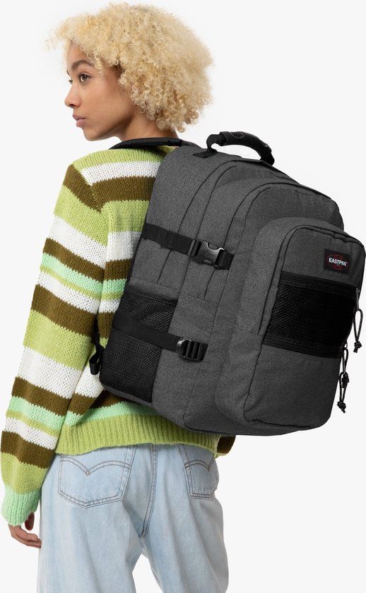 Eastpak Supplyer Rugzak - Black Denim - 38L - 16 inch Laptopvak
