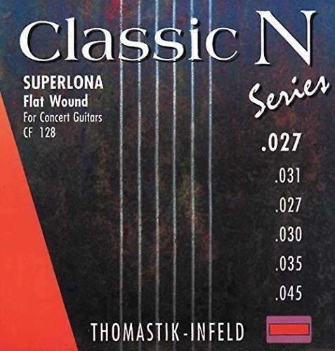 Thomastik 656627 snaren voor klassieke gitaar Classic N-series, set Superlona Light CR128 Roundwound
