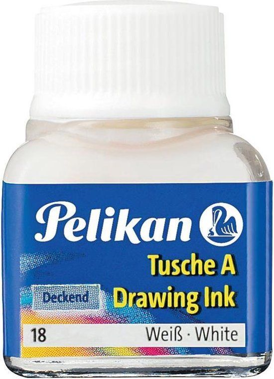 Pelikan Oost-Indische inkt wit - 10 ml