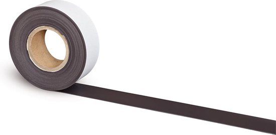 MAUL Magneetband - 10mx60mmx1mm - Zelfklevend - Wit