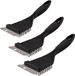 Merkloos Set van 3 Barbecueborstels voor Grondige Reiniging van Grills en Barbecues