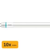 Philips Doos 10x G13 T8 LED Buis | 8W 6500K 220V/240V 865 | 1050lm 190° 600mm