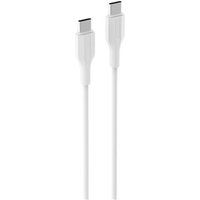 Accsup USB-C Man naar USB-C Man 2m Kabel Wit