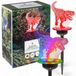 Lampe de jardin solaire dinosaure, 45 cm, LED avec fonction de changement de couleur