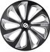 Sparco 4-Delige Wieldoppenset Sicilia 16-inch Zwart/zilver/carbon