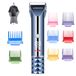 BarberBoss Turbo haar- en baardtrimmer voor mannen, draadloze oplaadbare bodytrimmer met verstelbaar mes, led-scherm, 8 geleidekammen, verzorgingsset voor heren