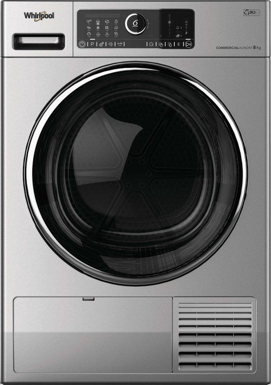 Whirlpool AWZ 8HPS/PRO Warmtepompdroger Vrijstaand 8 kg Zilver