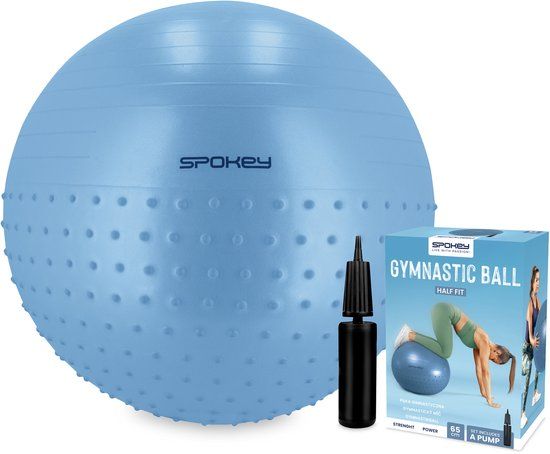 Spokey HALF FIT Gymbal - Blauw - 65 cm