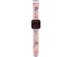 Accutime - LED Watch Disney Princess - Kinderhorloge Met LED Display Voor Datum en Tijd - Roze